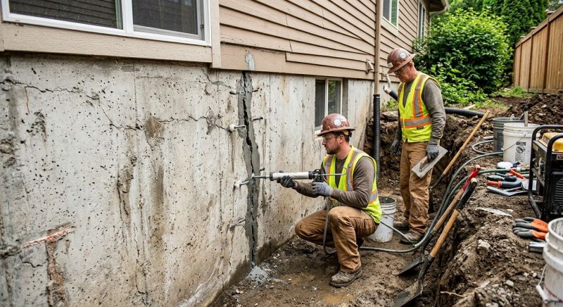 Foundation Cracks Repair in Greenville, SC