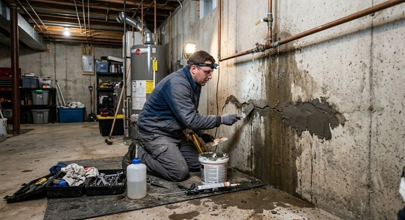 Wall Waterproofing in Fredericksburg, VA