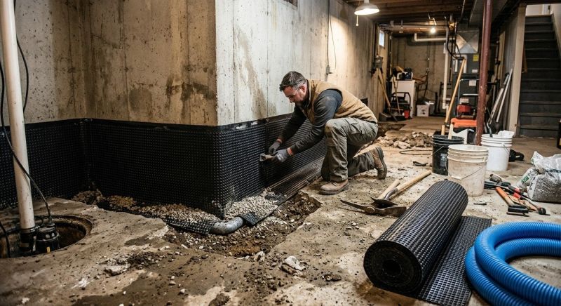 Wet Basement Repair in Grand Rapids, MI